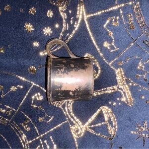 Chilis silver plated small cup 1.5 oz